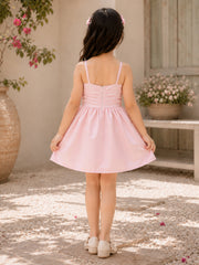 Rosé Soft Blossom Dress