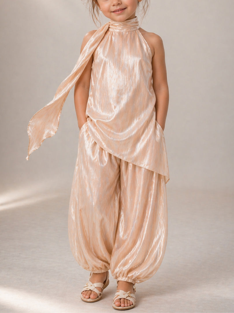 Peach Princess Tussle Silk Set