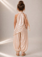 Load image into Gallery viewer, Peach Princess Tussle Silk Set